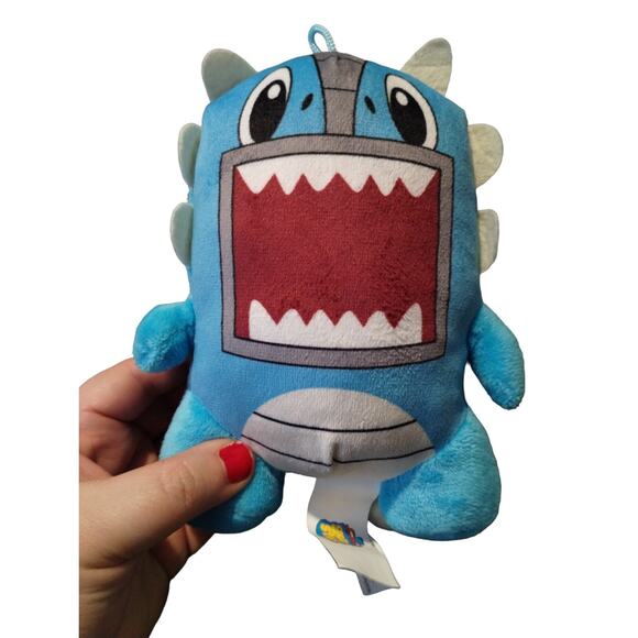 Good Stuff Blue Big Teeth Monster 7 inch Stuffed Animal Plush Toy - Picture 1 of 5